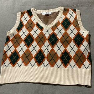 *3/$20 Ladies Knitted Tank Tops Vest Waistcoat Gilet Sweater Jumper Retro Warm